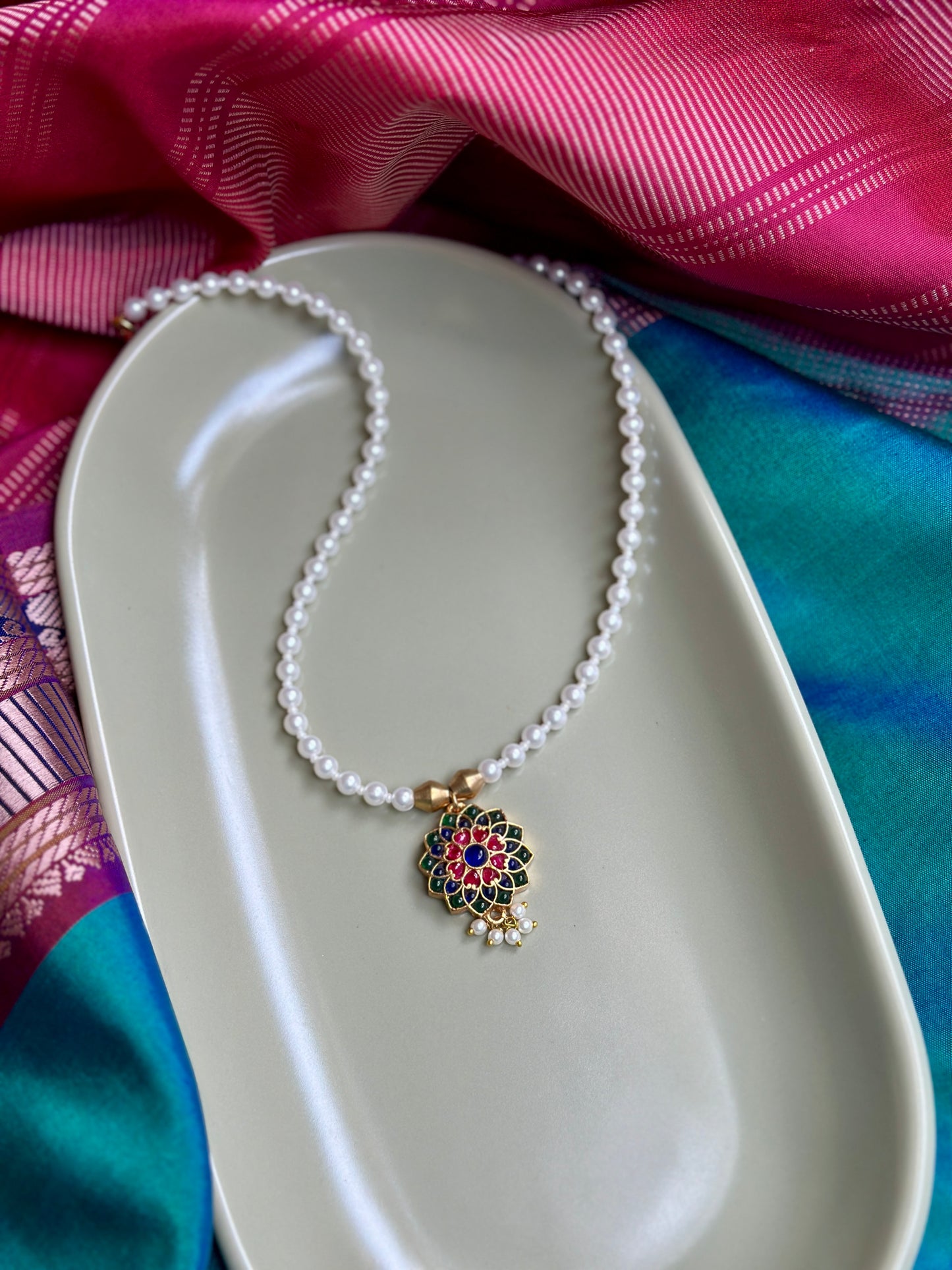 Nakshatra - Silver Gold-plated Pendant
