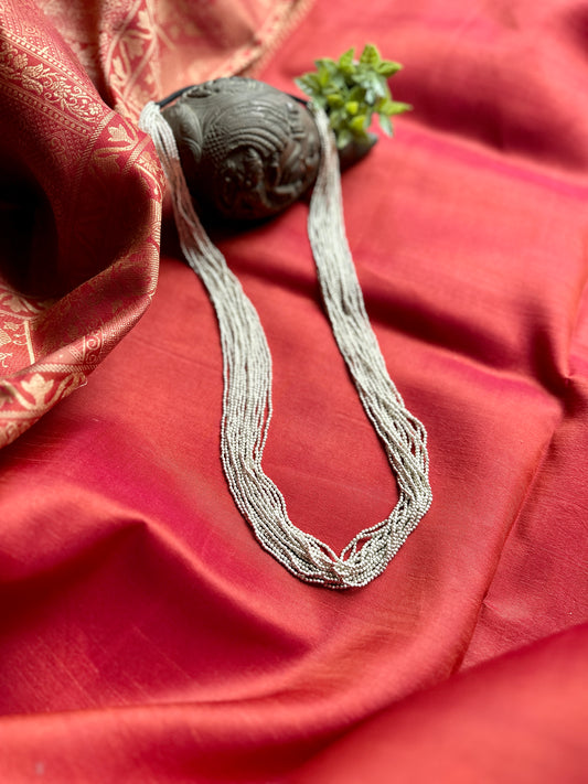 Mettalica Dhokra Silver - Long