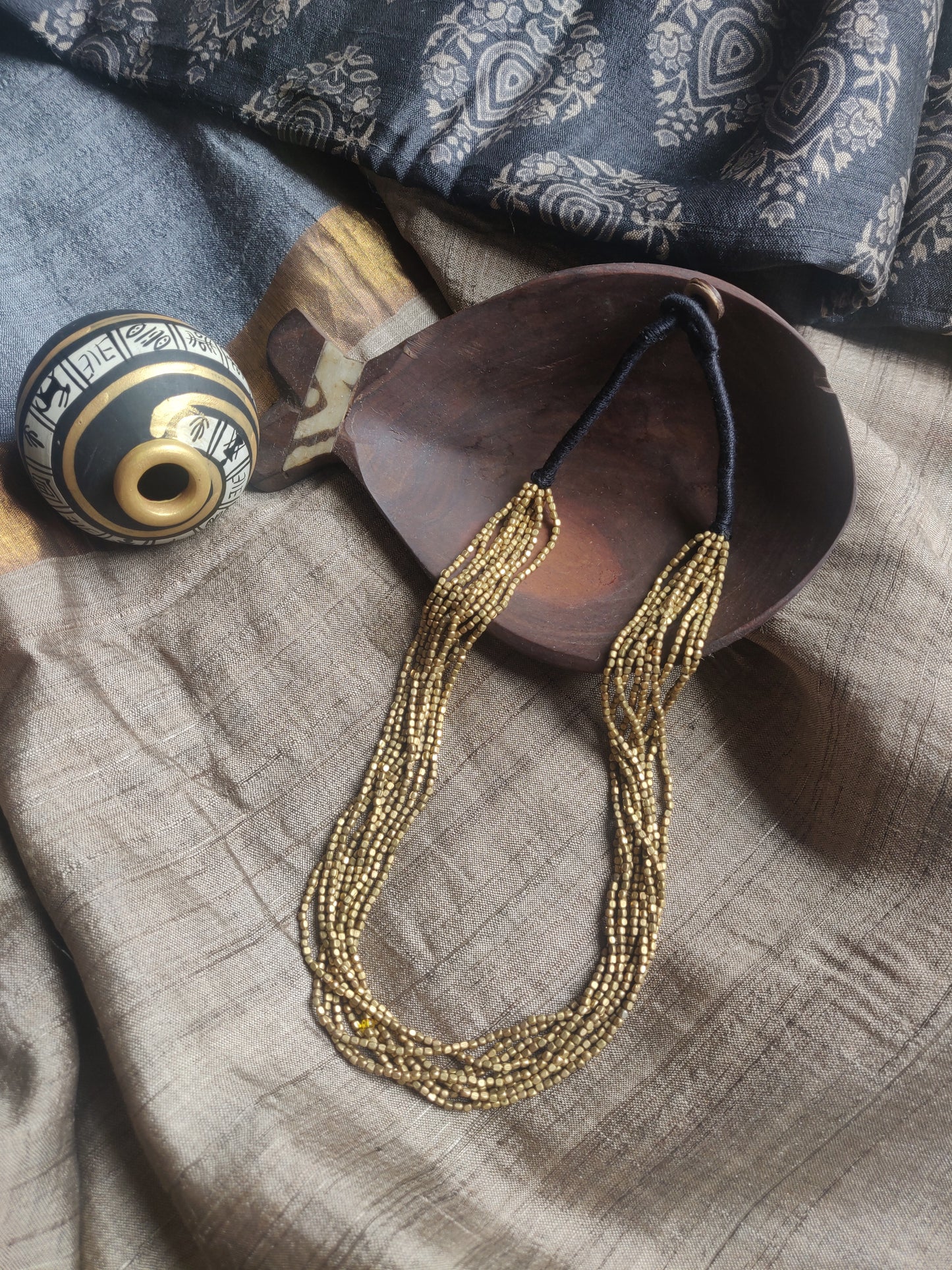 Mettalica Dhokra Gold - Thin