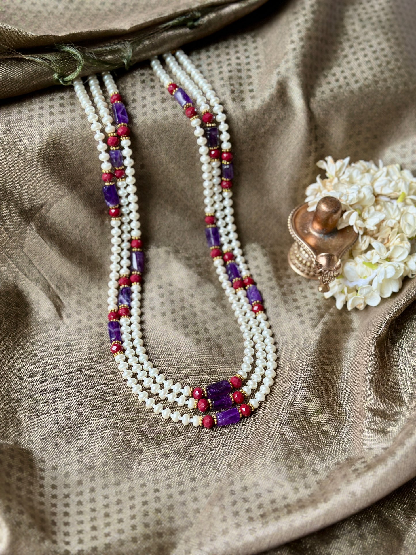 Mughal Pearl Necklace - Madeira