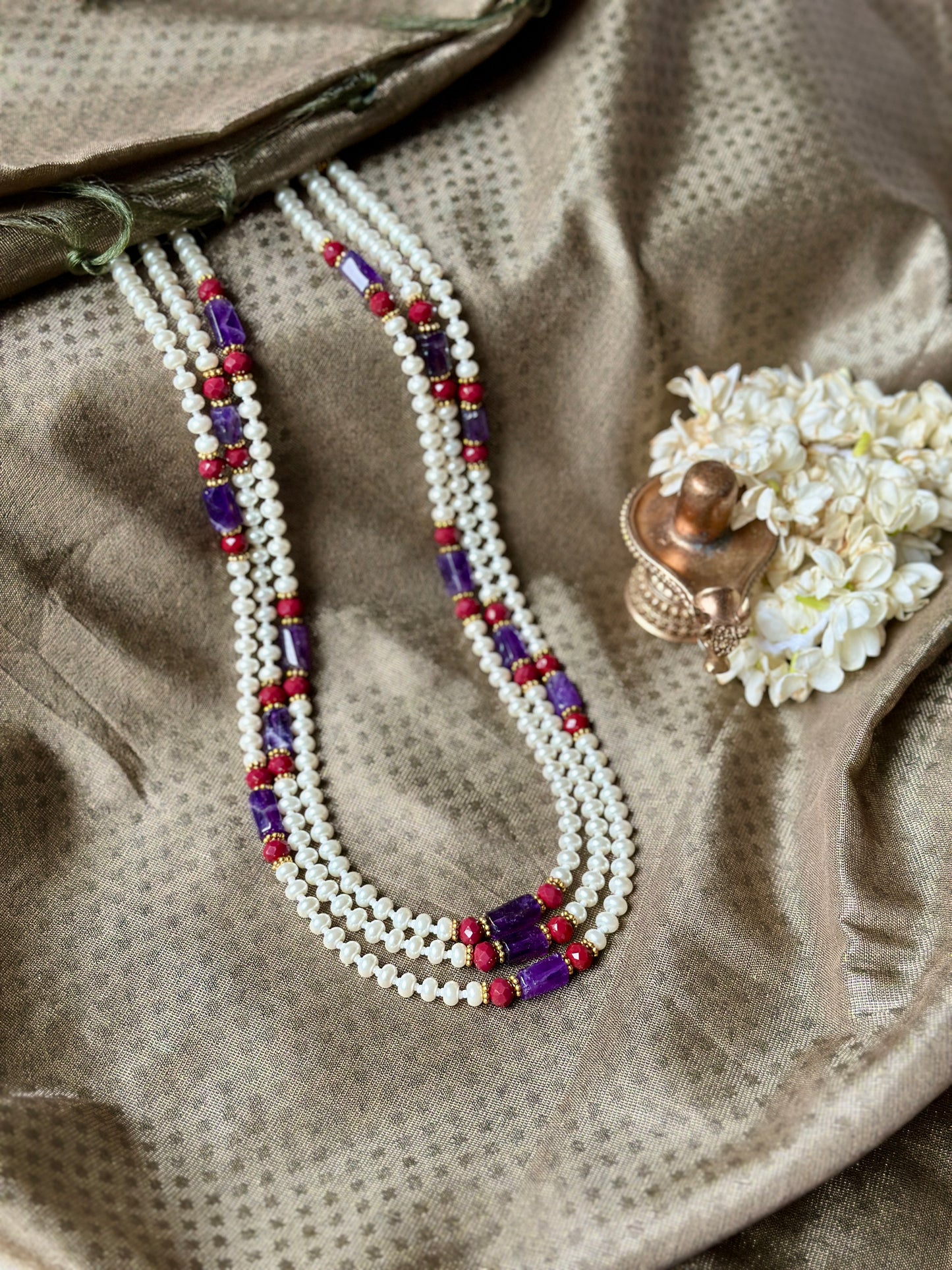 Mughal Pearl Necklace - Madeira