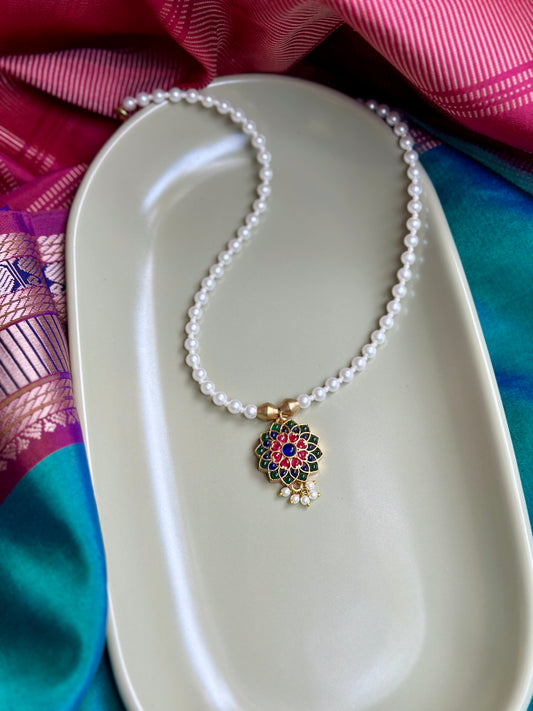 Nakshatra - Silver Gold-plated Pendant