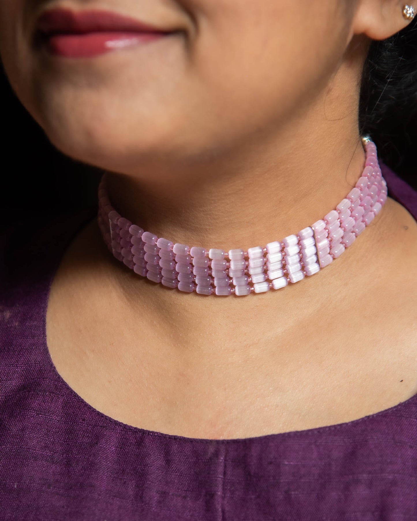 Mona Lisa Choker - Flamingo