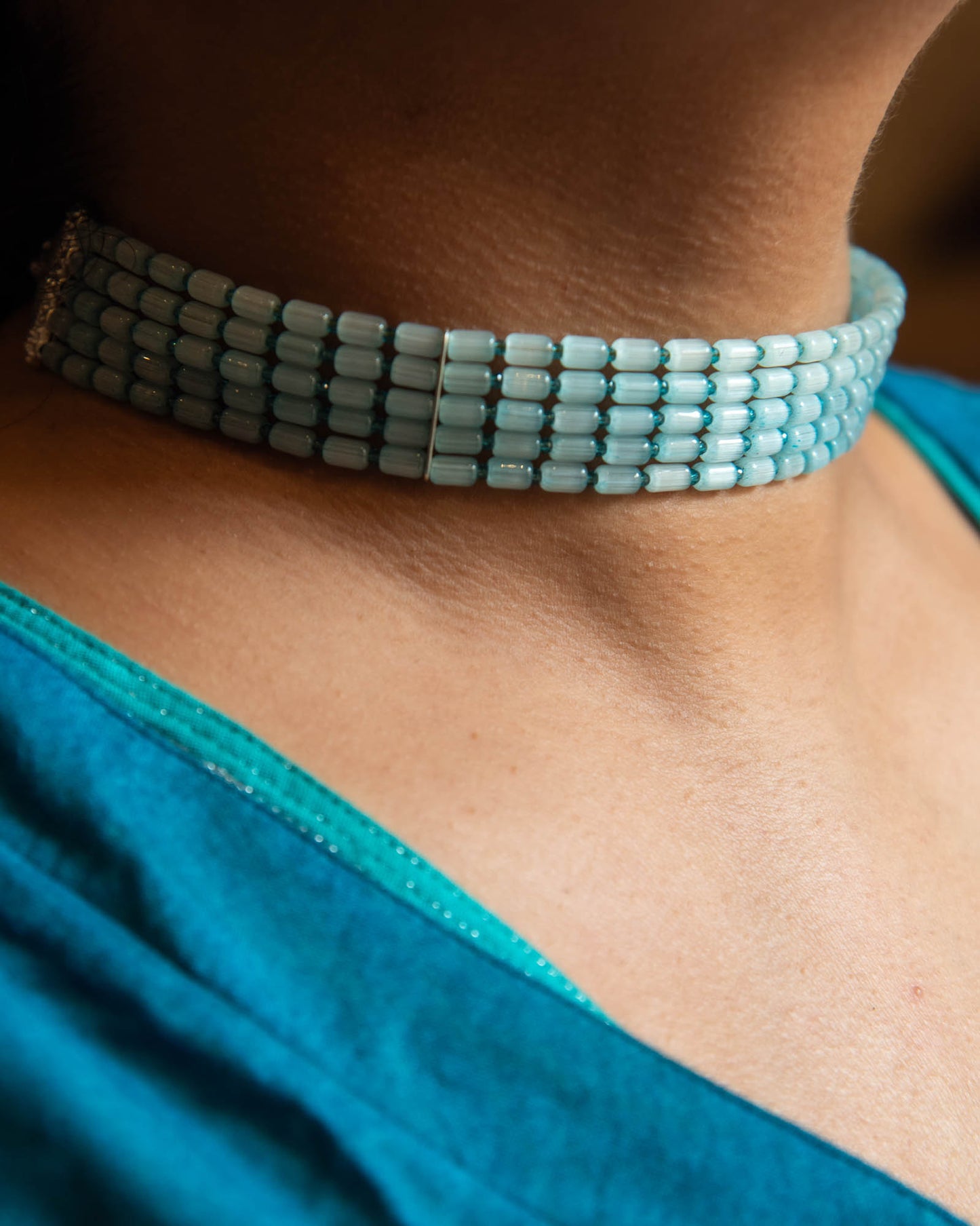 Mona Lisa Choker - True Blue