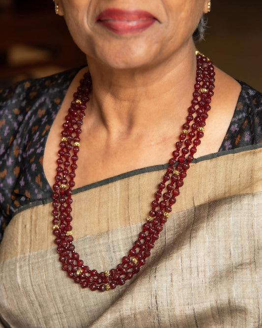 Pumpkin Beads - Maroon