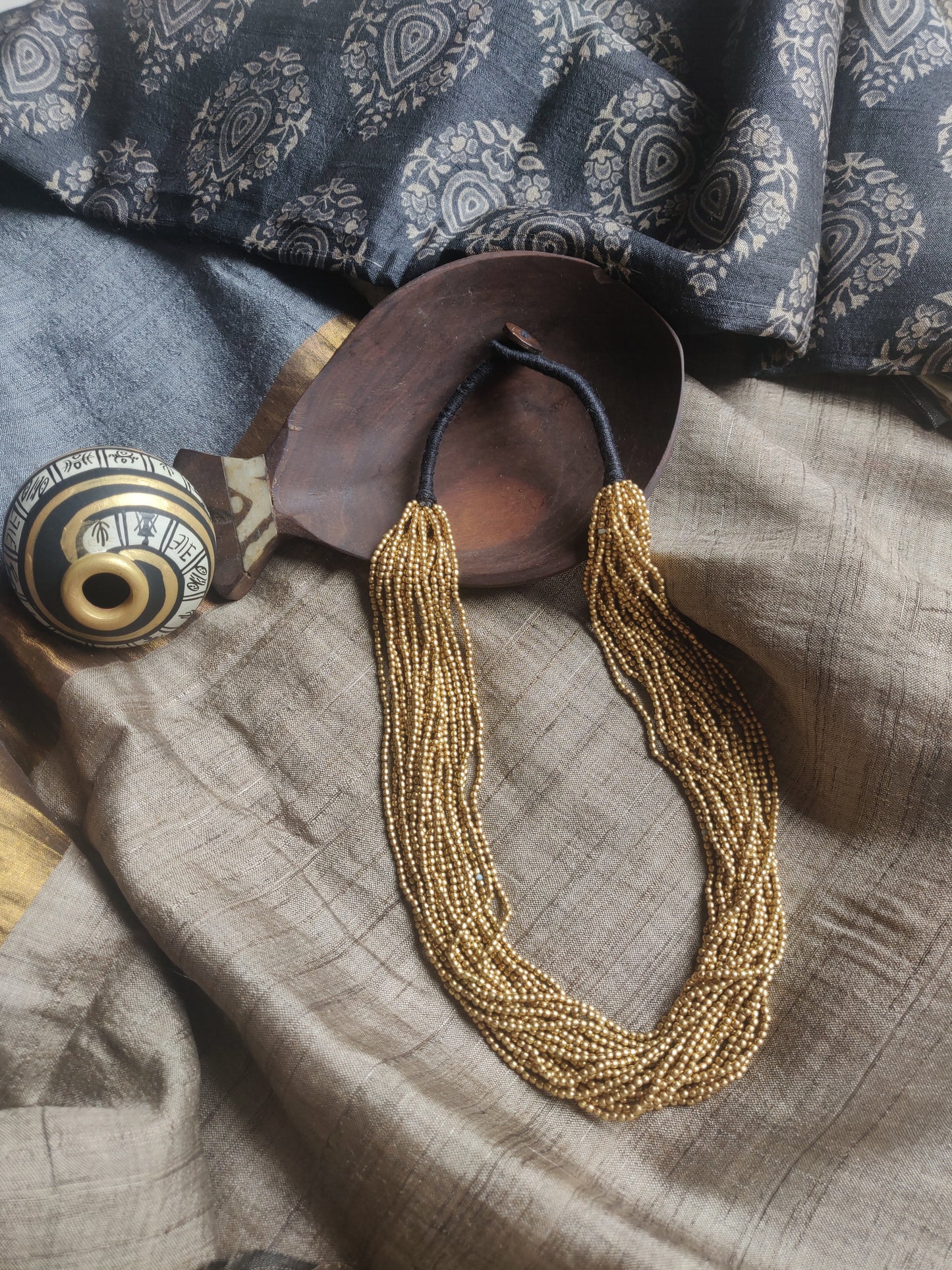 Mettalica Dhokra Gold - Thick