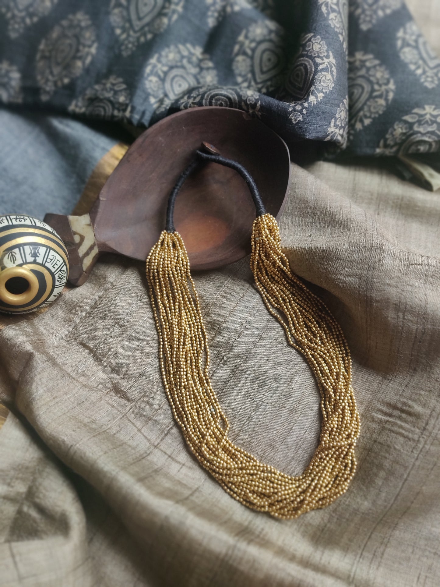 Mettalica Dhokra Gold - Thick