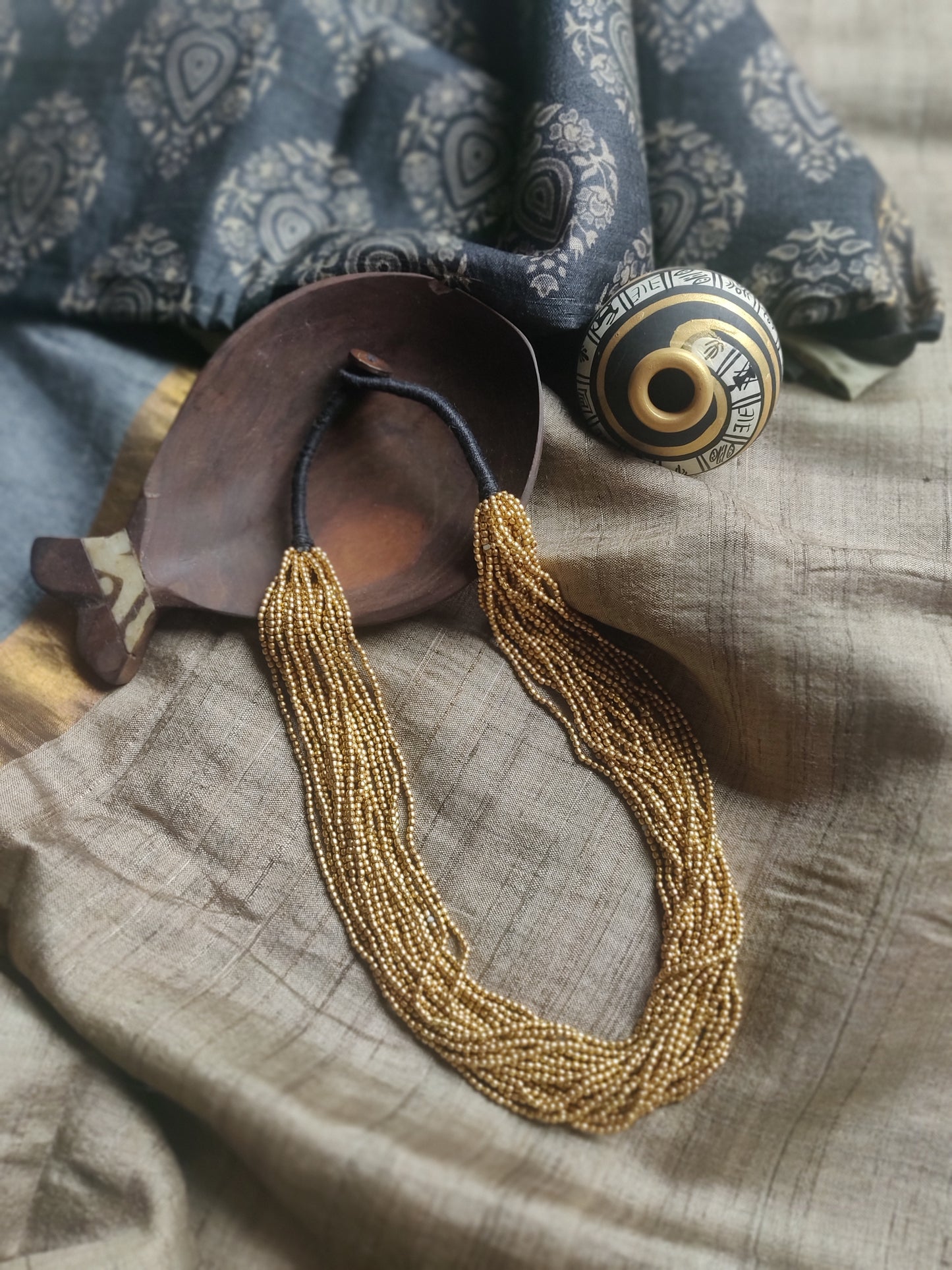 Mettalica Dhokra Gold - Thick